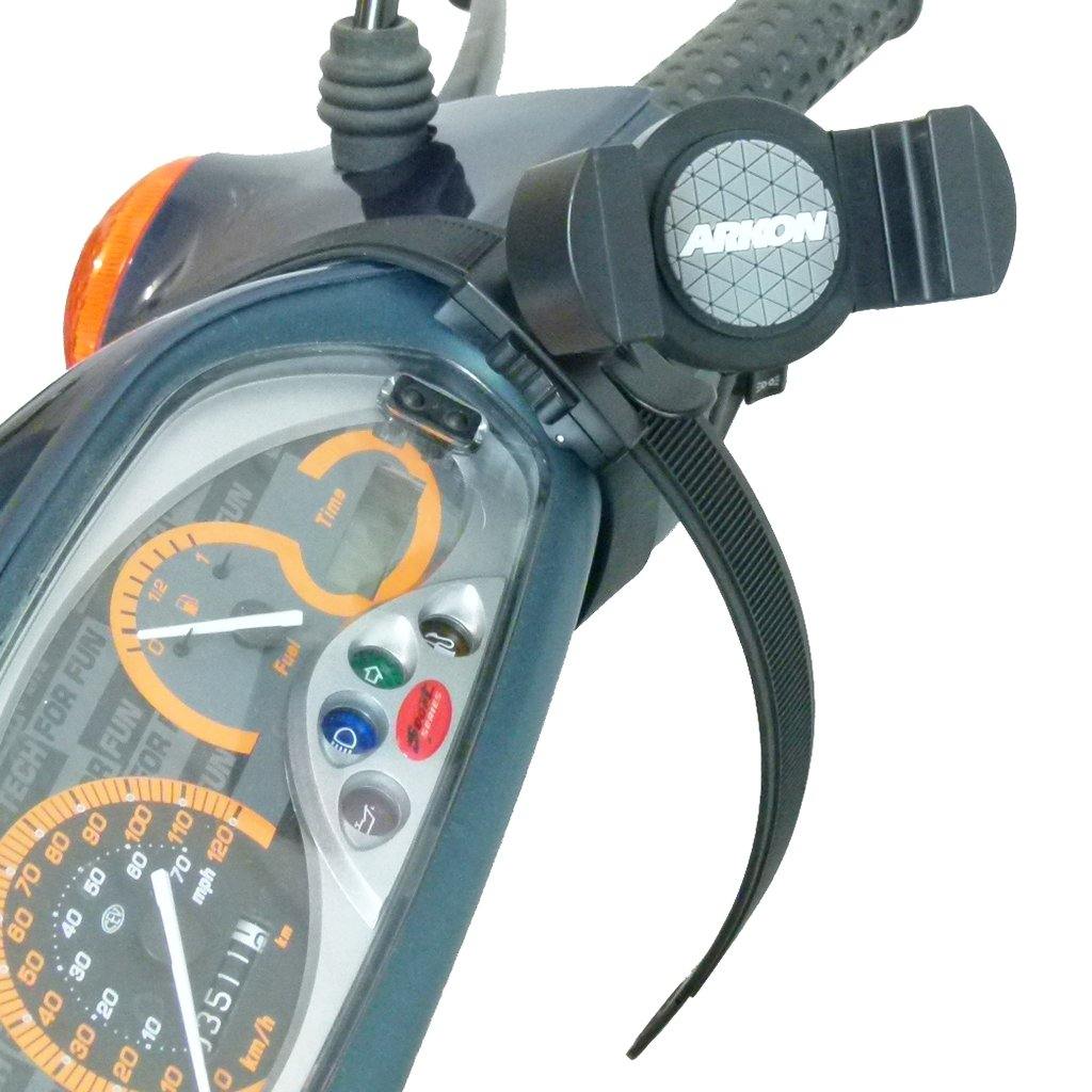 Scooter - Moped Collar Mount with XL Robust Holder for iPhone 11 (sku 49127) - BuyBits Ltd UK