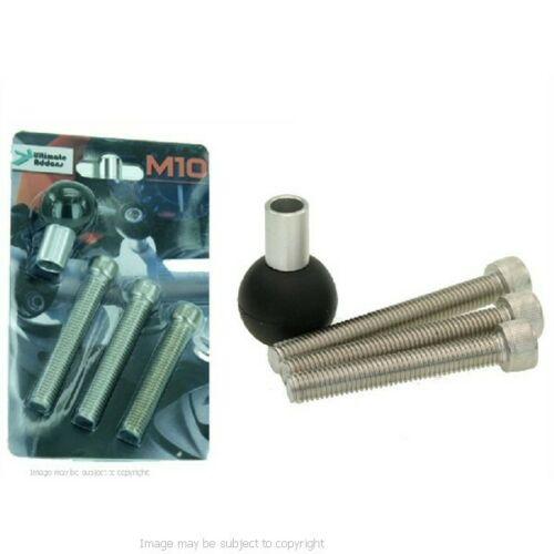 Motorcycle Handlebar Top Clamp M10 Fitting with 1inch - 25mm Ball - Use with RAM - SW-Motech Mounts (sku 18207) - BuyBits Ltd UK