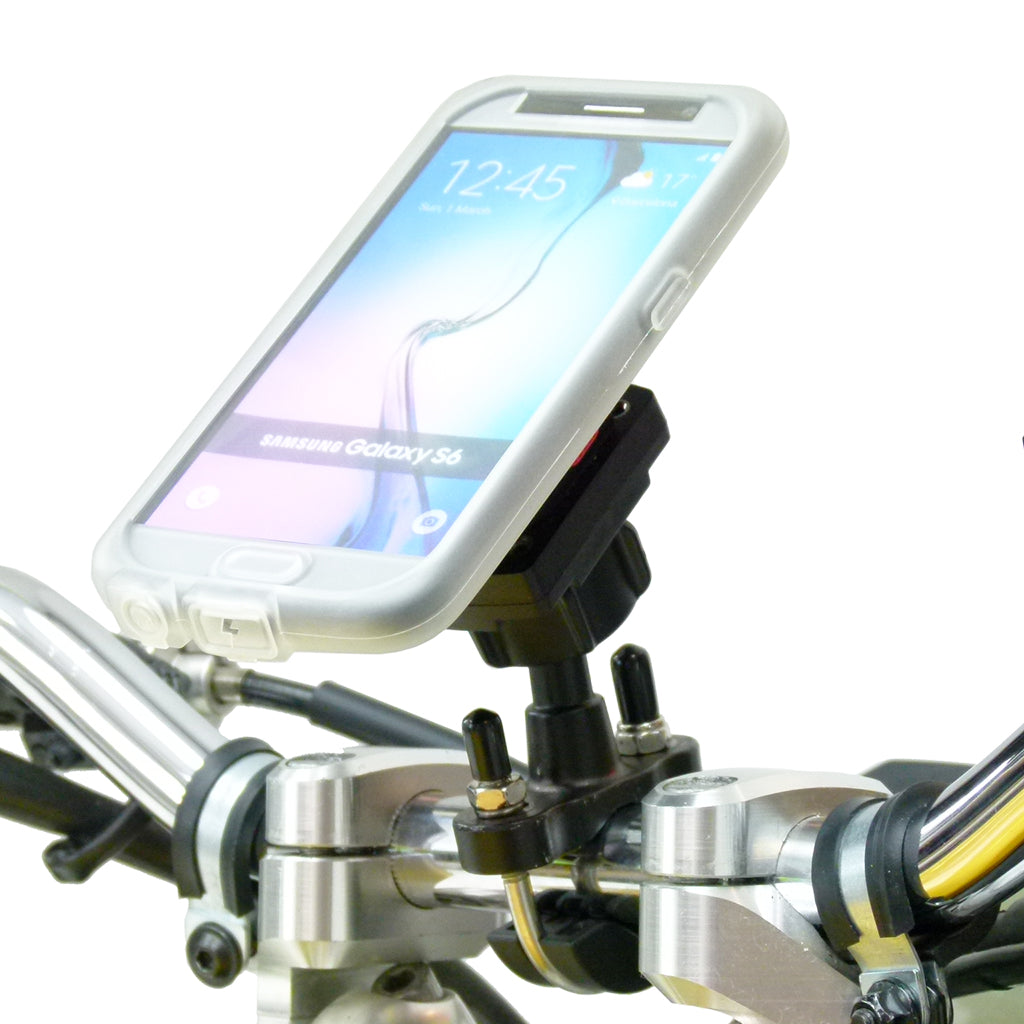 TiGRA MountCase for Galaxy S6 &amp; Metal U Bolt Handlebar Mount Bundle (sku 32018)