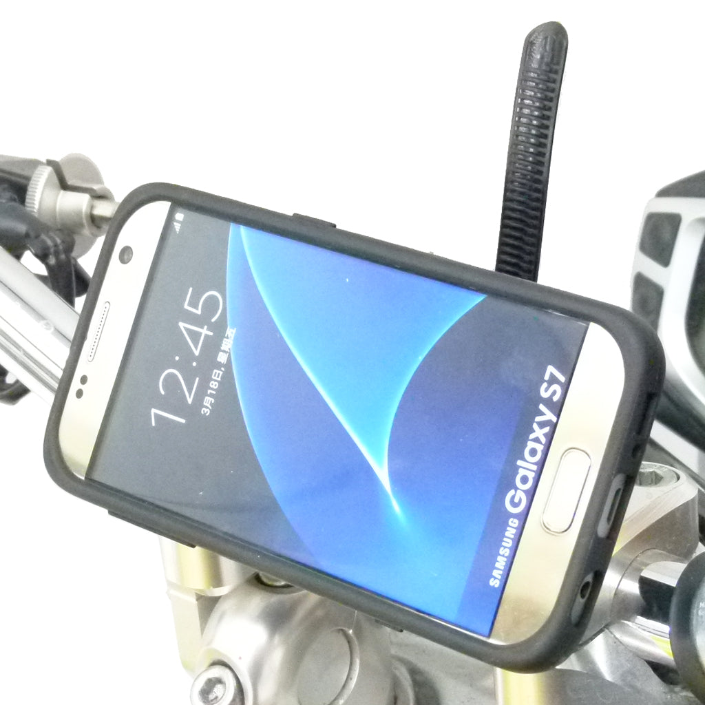 TiGRA MountCase Motorcycle Handlebar Mount with Rain Guard for Samsung Galaxy S7 (sku 35108)