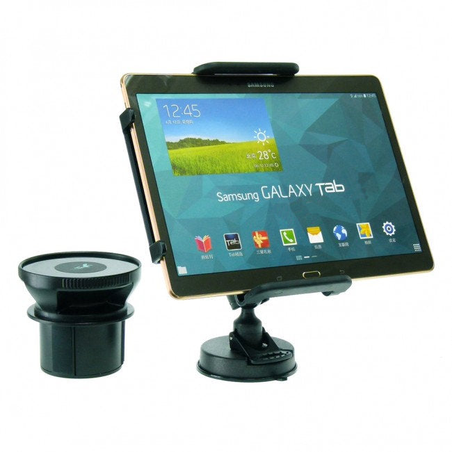 Vehicle Car Drink - Cup Holder Base Tablet Mount for Samsung Galaxy Tab S4 10.5 (sku 42697)