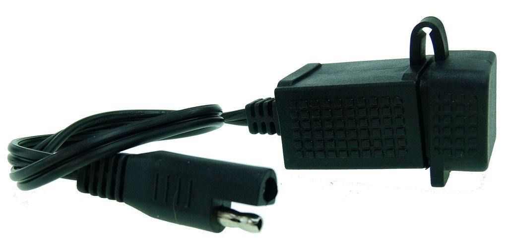 12" SAE Weatherproof Double USB Motorcycle Charging Socket (sku 16430) - BuyBits Ltd UK