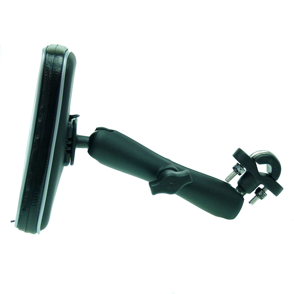 Wheelchair U-Bolt &amp; Double Socket Arm Mount with Weather Resistant Case for Galaxy Note 4 (sku 30609)