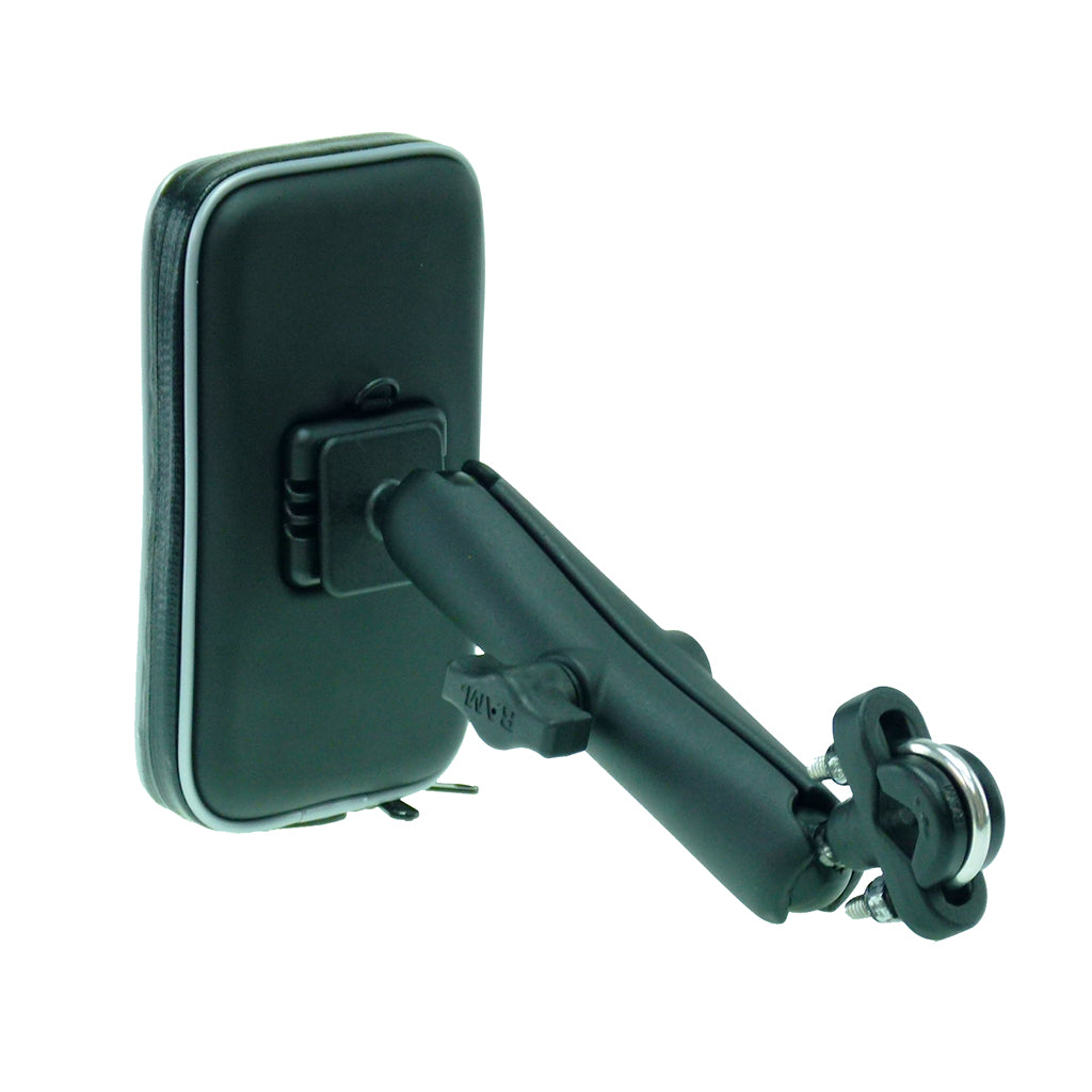 Wheelchair U-Bolt &amp; Double Socket Arm Mount with Weather Resistant Case for Galaxy Note 4 (sku 30609)