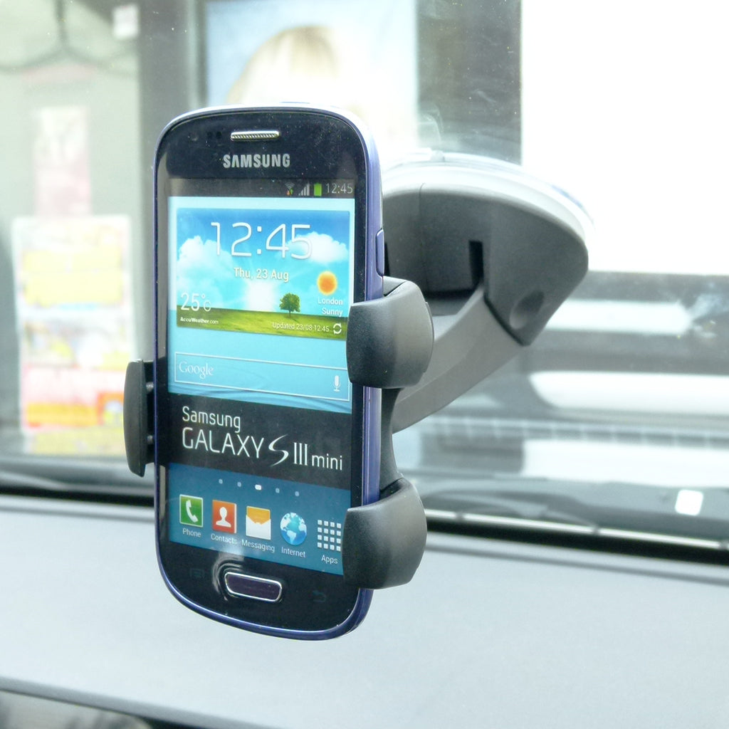 Herbert Richter Quicky Large Window Mount with Samsung Galaxy S3 mini Holder (sku 31241)