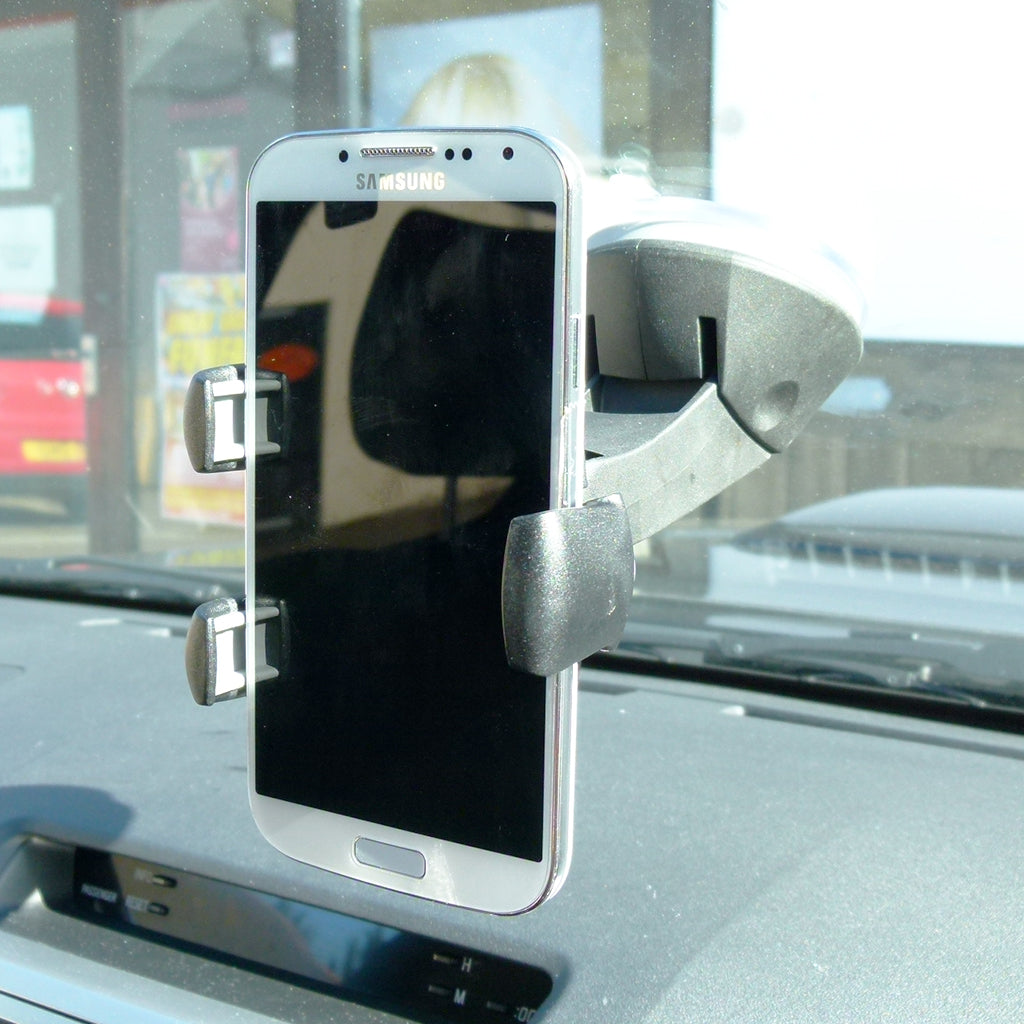Herbert Richter Quicky Large Window Mount with Samsung Galaxy S4 Holder (sku 31242)