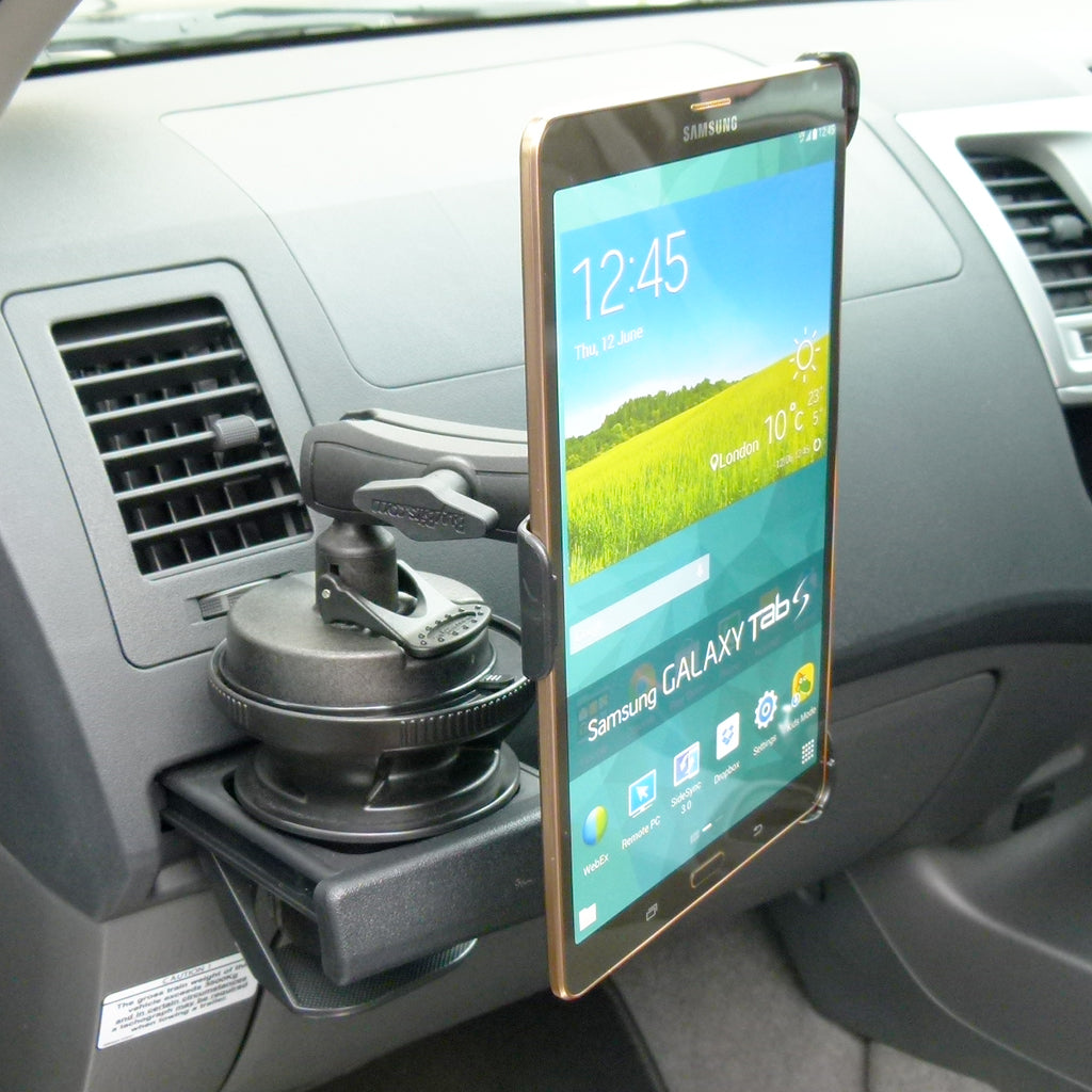Dedicated Vehicle Car Drink - Cup Holder Base Tablet Mount for Samsung Galaxy TAB S 8.4 (sku 31752)