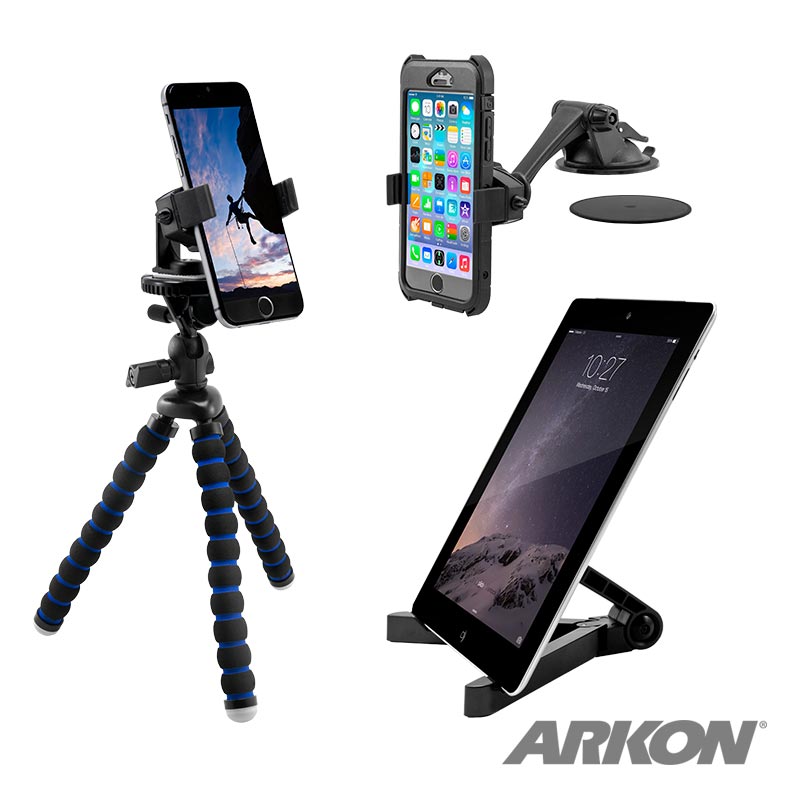 Arkon&amp;apos;s SNB01 Scott Williams - Scott Nation 3-in-1 Mount Bundle with Car Mount, Tripod, and Tablet Stand (sku 41258)