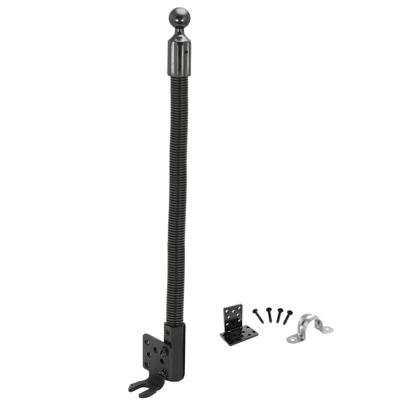Arkon RM08825AL Heavy-Duty Seat Rail Floor Mount Pedestal - 25mm (1 inch) Ball Compatible (sku 50210) - BuyBits Ltd UK