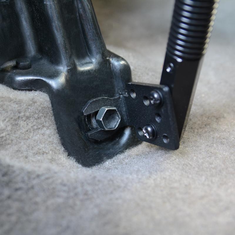 Arkon RM08825AL Heavy-Duty Seat Rail Floor Mount Pedestal - 25mm (1 inch) Ball Compatible (sku 50210) - BuyBits Ltd UK