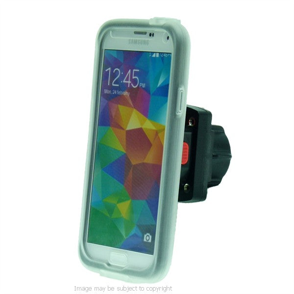 TiGRA Lightweight Waterproof Rain Guard Case for Galaxy S5 with 1" Socket Twist &amp; Lock Adapter (sku 20236)