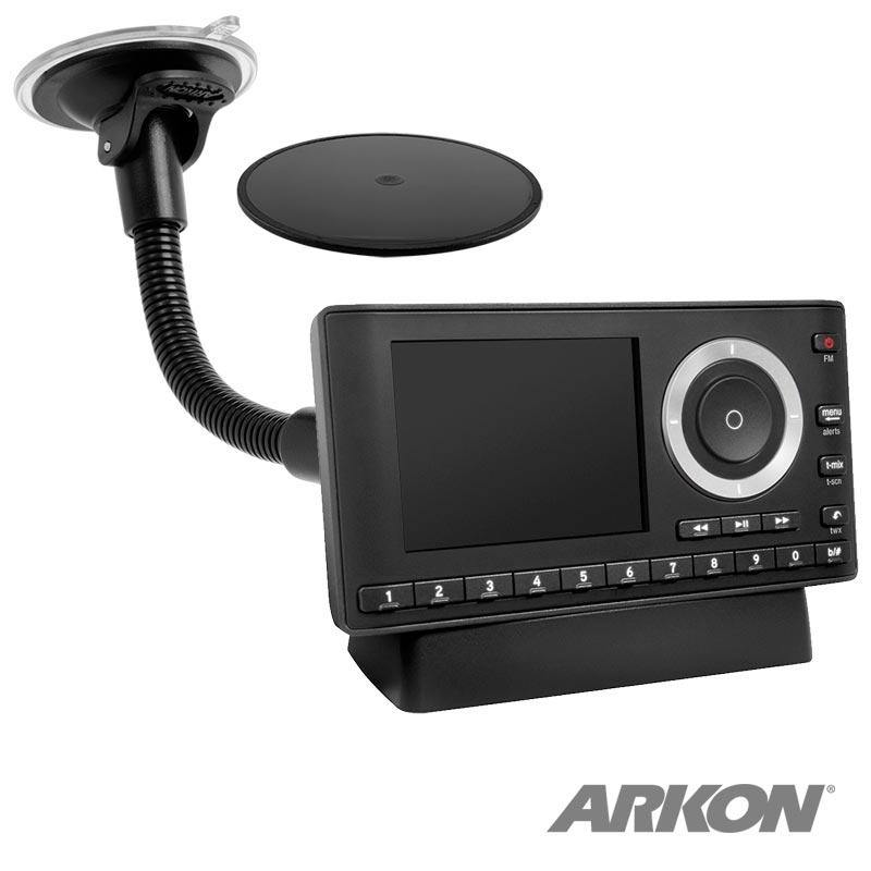 Arkon SR142 Windshield Suction Car Mount with 8.5" Gooseneck for XM and Sirius Satellite Radio (sku 56049) - BuyBits Ltd UK