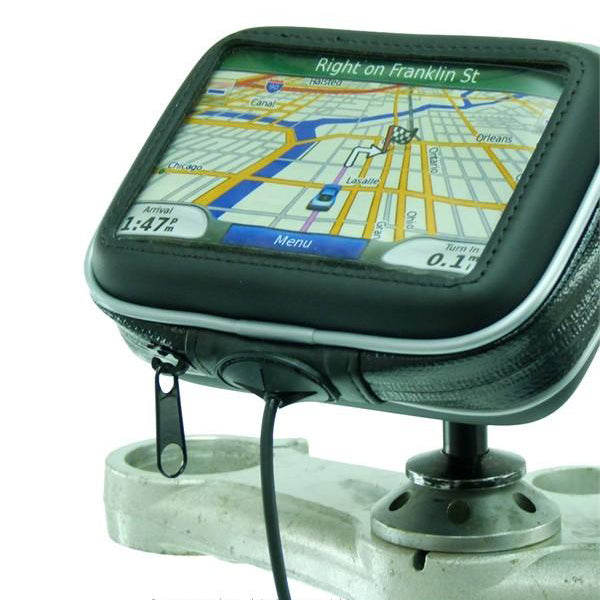 12mm Hexagon Hole GPS Mount for Honda Blackbird - Kawasaki Motorcycles fits 3" Screen SatNav (sku 19795)