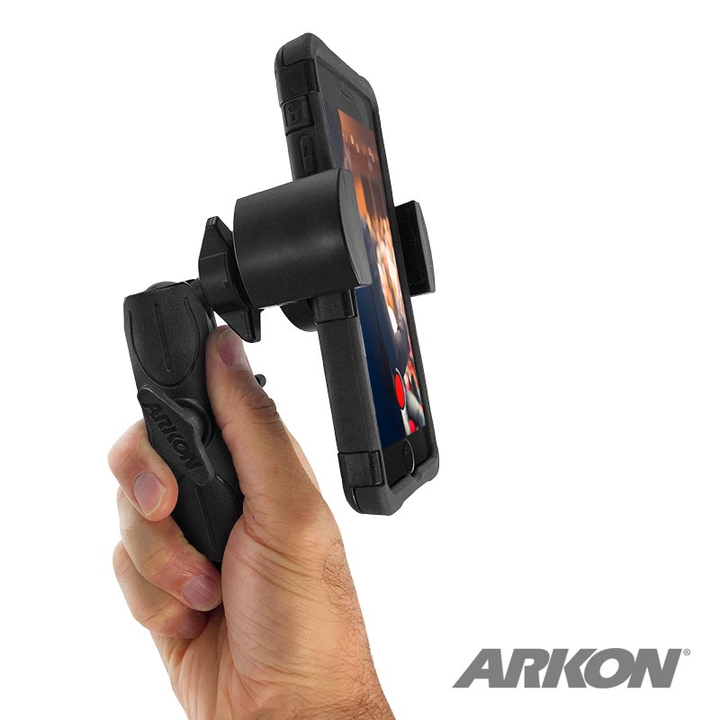 TWBRV01 ARKON TW Broadcaster Tripod or Monopod Smartphone Mount for Live Mobile Broadcasting (sku 33006)