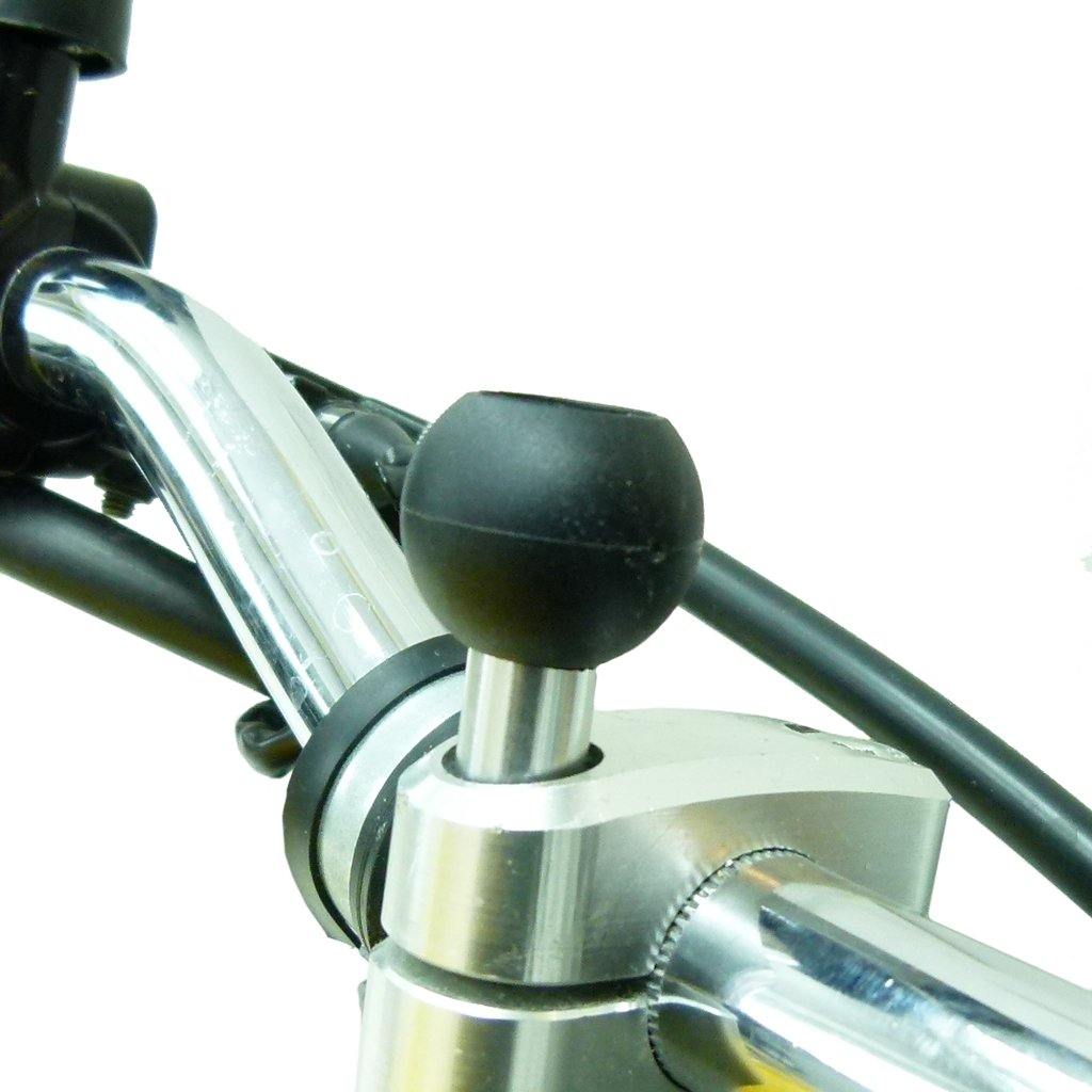 M8 Motorcycle Handlebar Clamp Mount with Water Resistant Smartphone Case for iPhone 13 Mini sku 59001