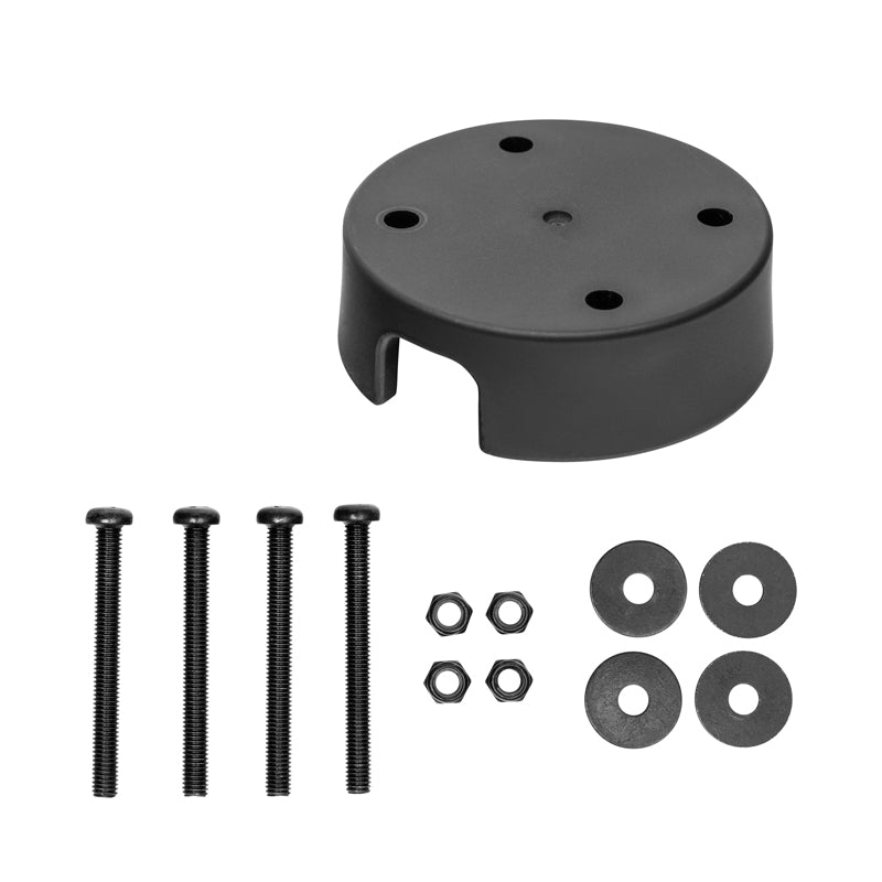 Arkon SPAMPSCBL Round Mounting Spacer AMPS Plate for Cord and Cable Management (sku 59225)