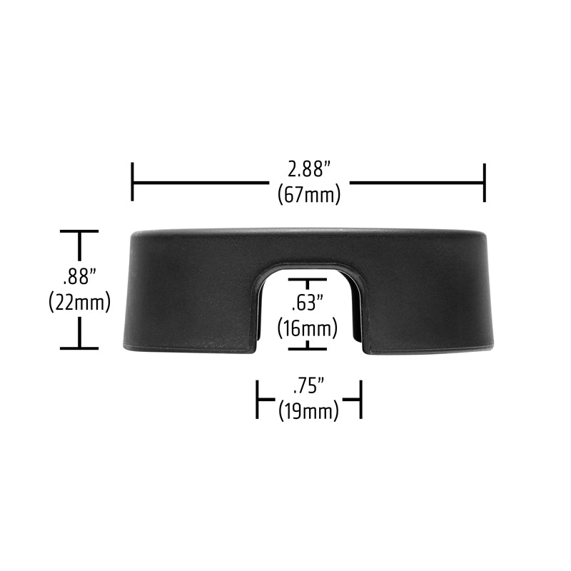 Arkon SPAMPSCBL Round Mounting Spacer AMPS Plate for Cord and Cable Management (sku 59225)