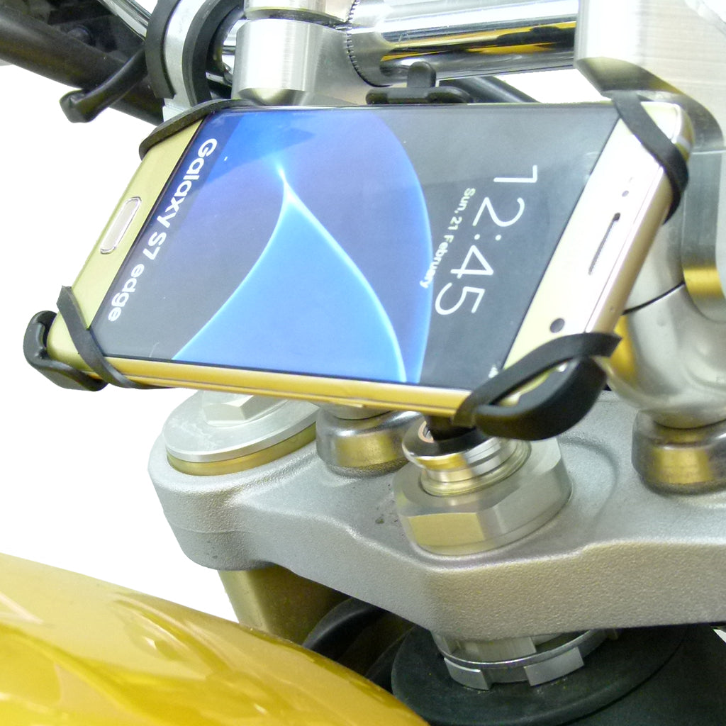 Dedicated 13.3-14.7mm Fork Stem Sports Motorcycle Mount for Samsung Galaxy S7 Edge (sku 34554)