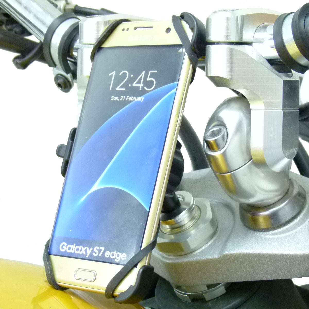 Dedicated 17.5-20.5mm Fork Stem Sports Motorcycle Mount for Samsung Galaxy S7 Edge (sku 34556)