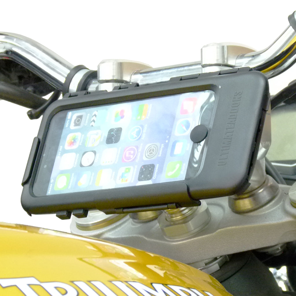 20.5mm-24.5mm Sports Motorcycle Fork Stem Tough Case Mount for iPhone 8 Plus (5.5) (sku 44550)