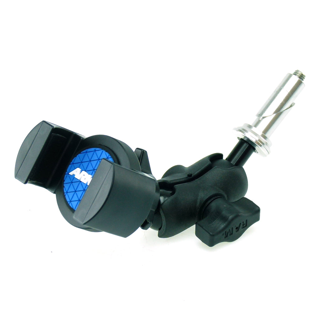 13.3-14.7mm Motorcycle Fork Stem Yoke Mount with RoadVise Smartphone Mobile Phone Holder (sku 31718)