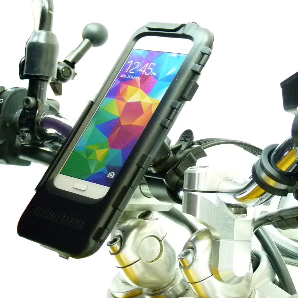 Waterproof Locking Strap Motorcycle Bike Mount for Galaxy S5 (sku 19467)