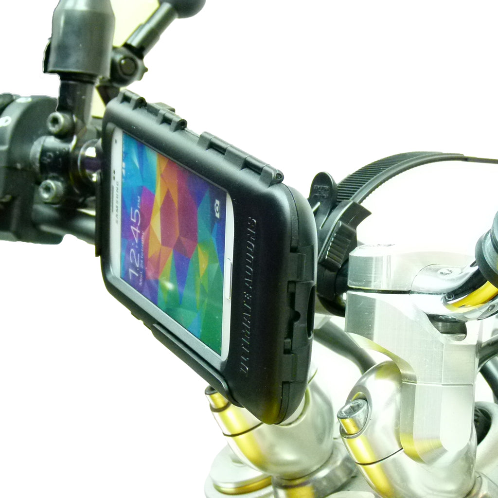 Waterproof Locking Strap Motorcycle Bike Mount for Galaxy S5 (sku 19467)