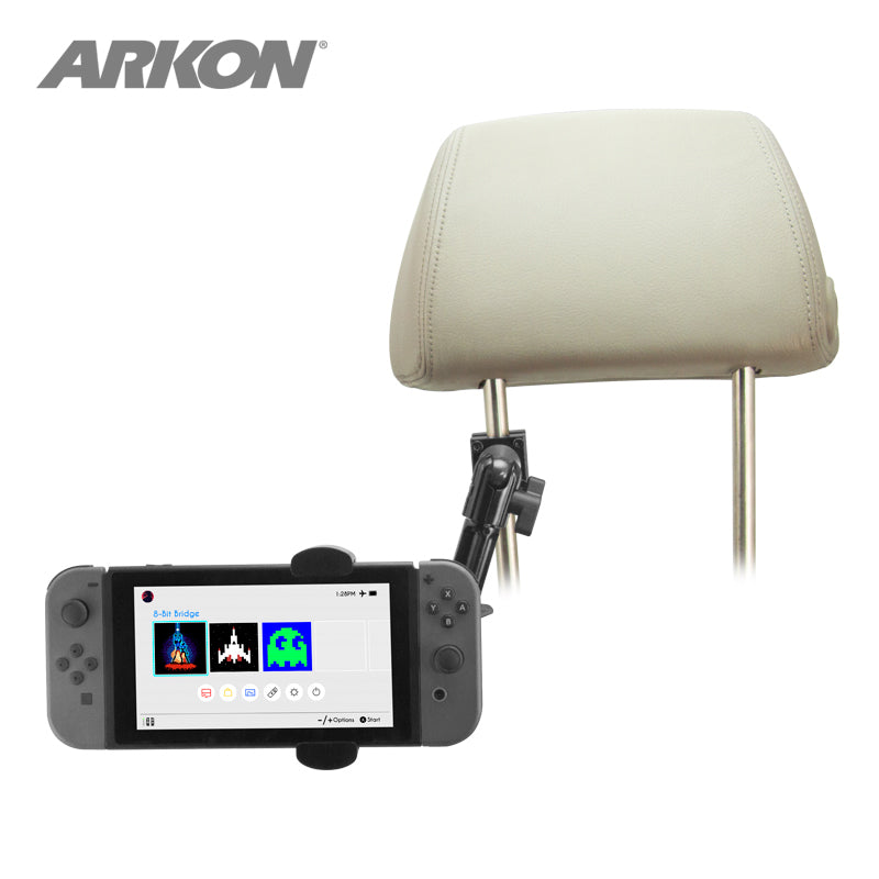 Arkon HMHD6RVXL Heavy-Duty Headrest Mount for Nintendo Switch (sku 41074)