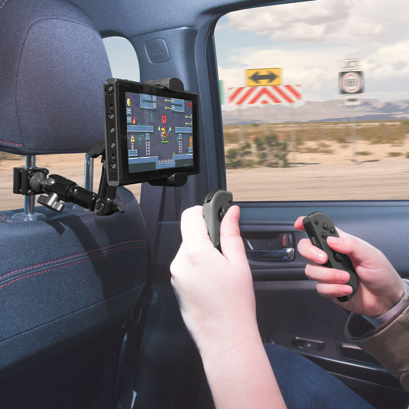 Arkon HMHD6RVXL Heavy-Duty Headrest Mount for Nintendo Switch (sku 41074)
