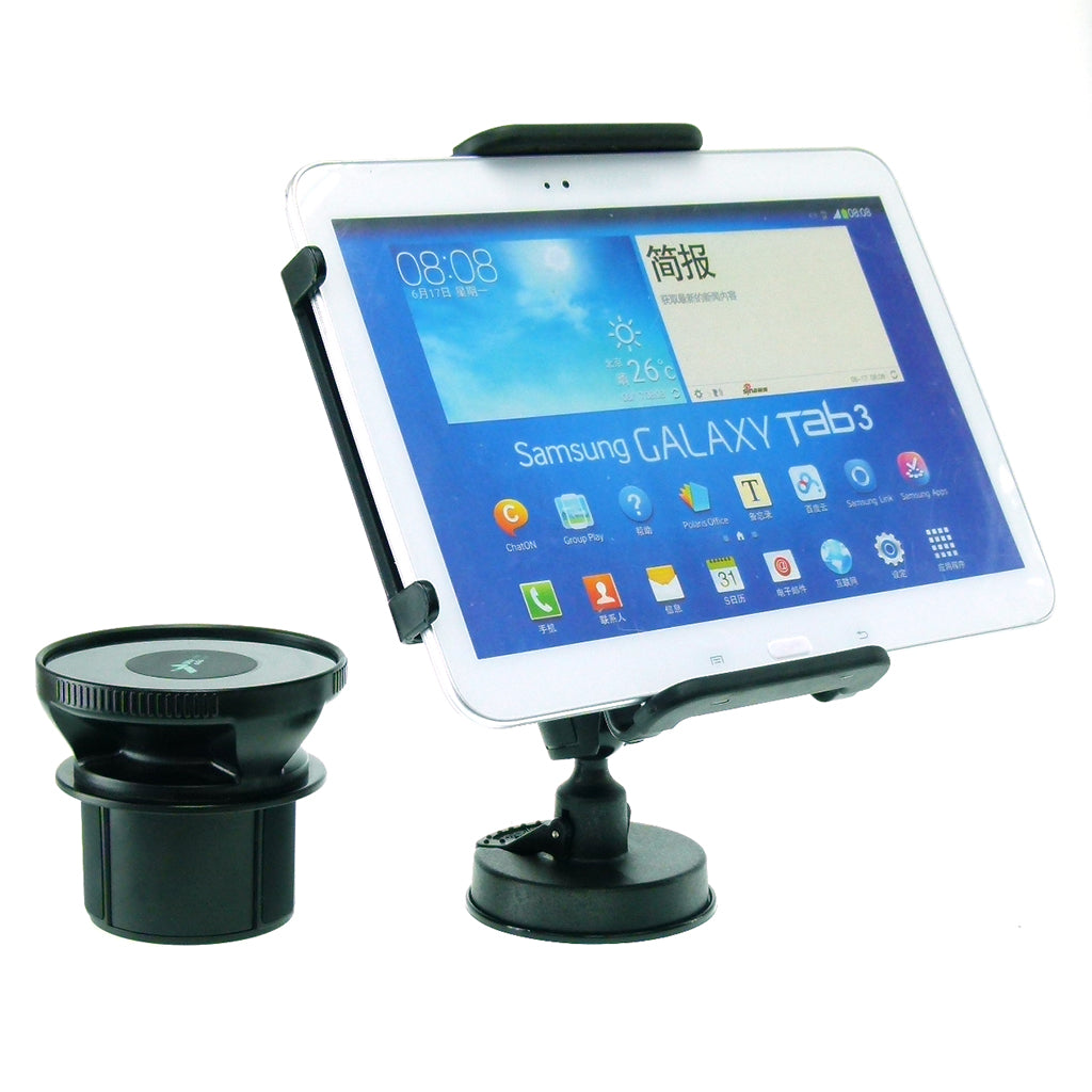 Vehicle Car Drink - Cup Holder Base Tablet Mount for Samsung Galaxy Tab 3 10.1 (sku 31768)