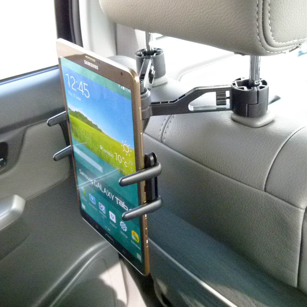 Car Headrest Mount Tablet - Phone Holder fits Samsung Galaxy Tab S (sku 30458)