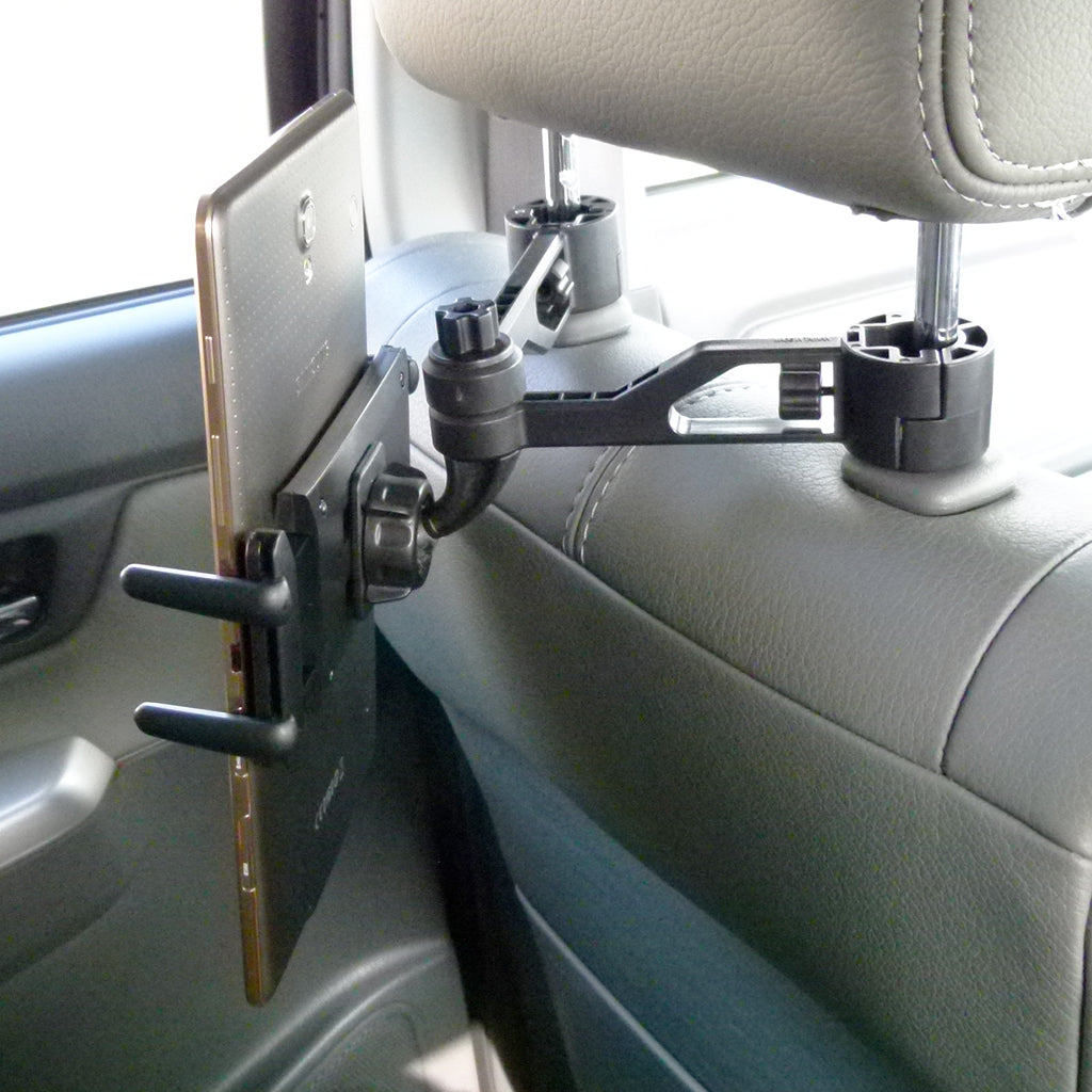 Car Headrest Mount Tablet - Phone Holder fits Samsung Galaxy Tab S (sku 30458)
