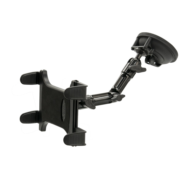 Arkon&amp;apos;s TAB1HD680 Heavy-Duty Multi-Angle Tablet Suction Mount with 8 inch Arm for iPad Air, iPad Pro, iPad (sku 41264)