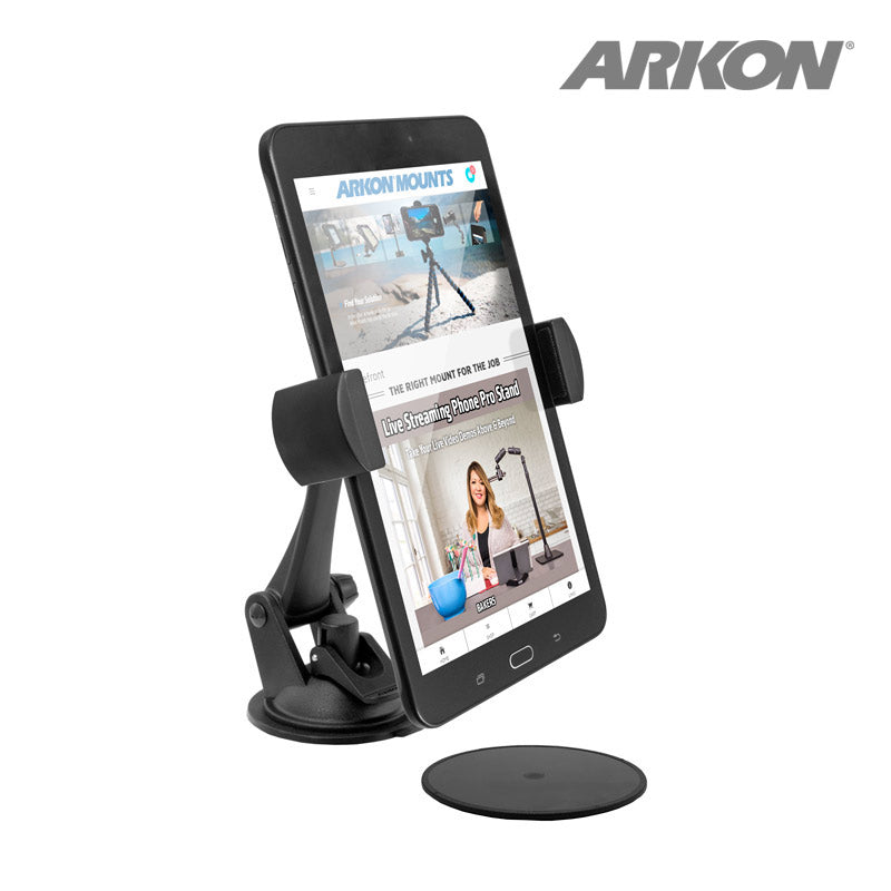 Arkon&amp;apos;s XL179 RoadVise XL Car Dash or Windshield Mount Holder for iPhone 7, 6S Plus, Galaxy S7, Note 5 (sku 41266)