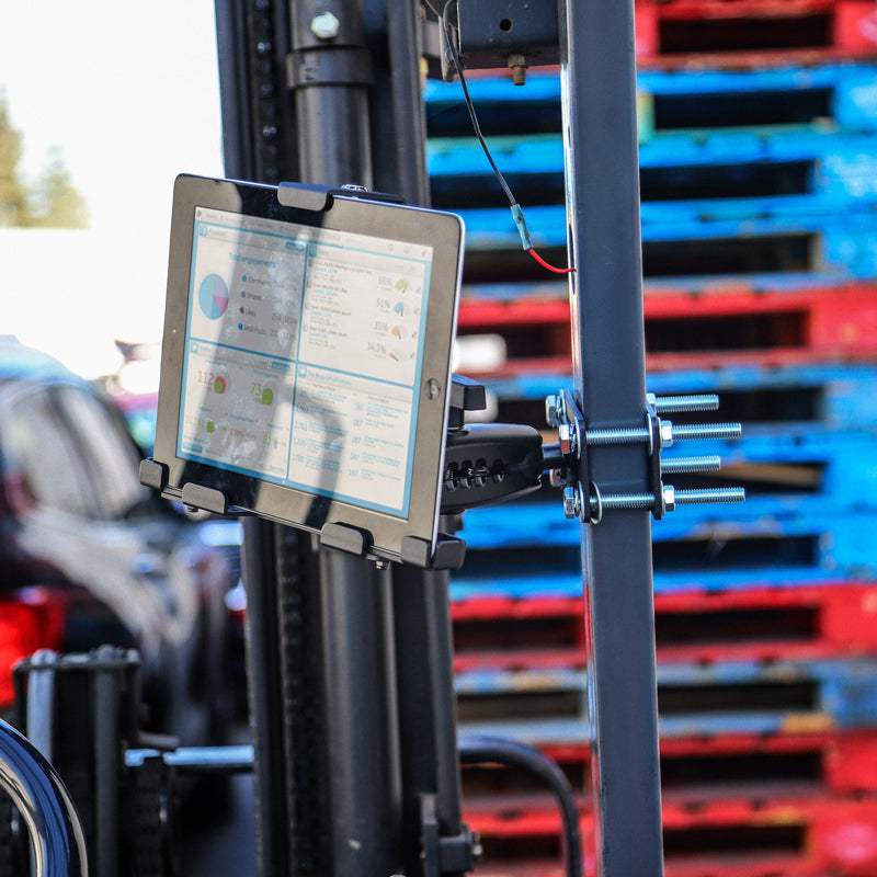 ARKON FLBK38TAB4 38mm Locking Forklift Pillar Tablet Mount fits Samsung Galaxy Note 10.1 (sku 43030)