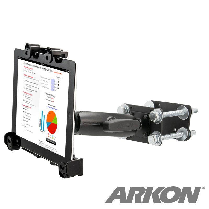 ARKON FLBK38TAB5 38mm Plastic Locking Forklift Pillar Tablet Mount fits Apple iPad PRO (sku 43032)