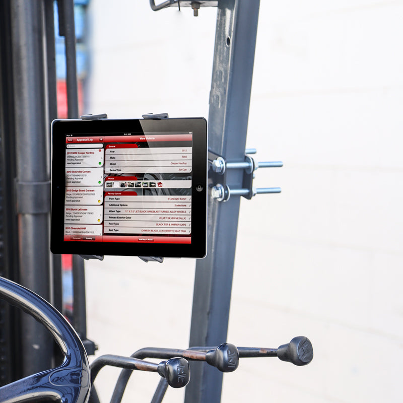 ARKON FLBK38TAB1 38mm Robust Forklift Pillar Tablet Mount fits Samsung Galaxy TAB S4 10.5" (sku 43028)