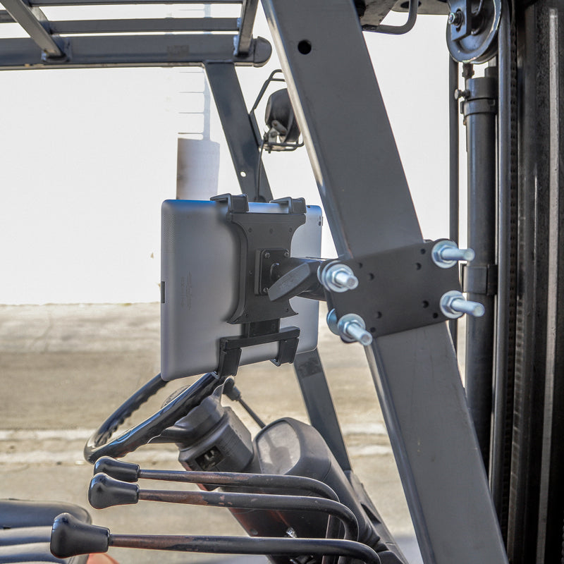 ARKON FLBK38TAB1 38mm Robust Forklift Pillar Tablet Mount fits Samsung Galaxy TAB S4 10.5" (sku 43028)