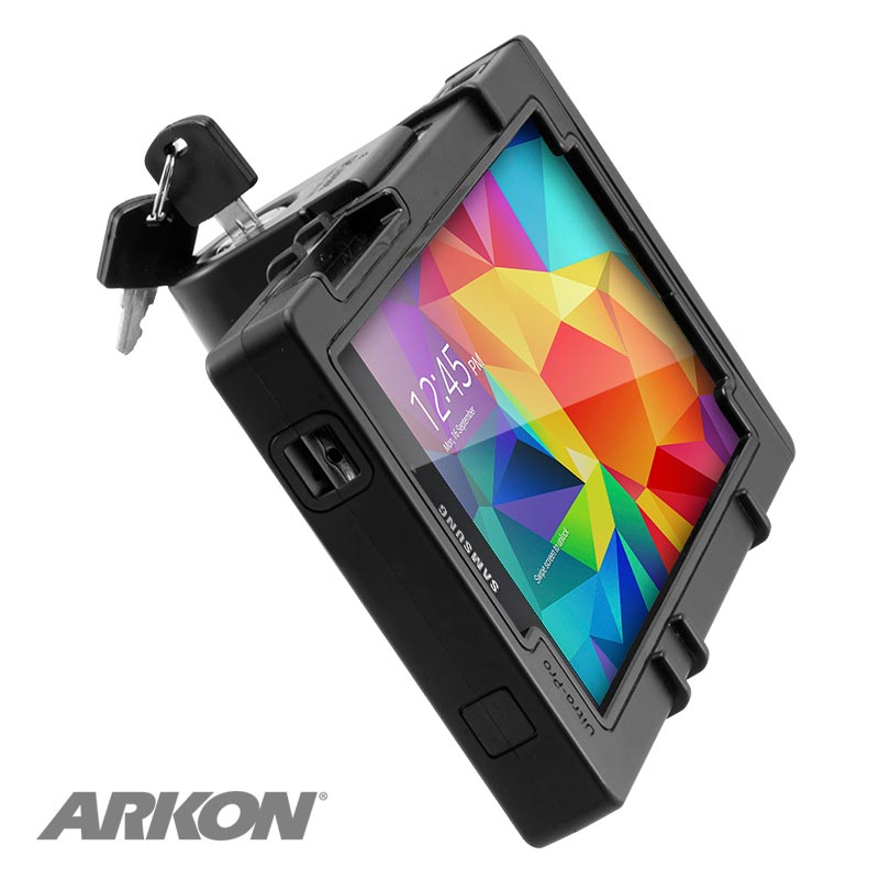 Arkon LBT165UP GPS Lockbox 7" Locking Tablet Holder for Samsung Galaxy Tab 3.0, 4.0 (sku 41181)