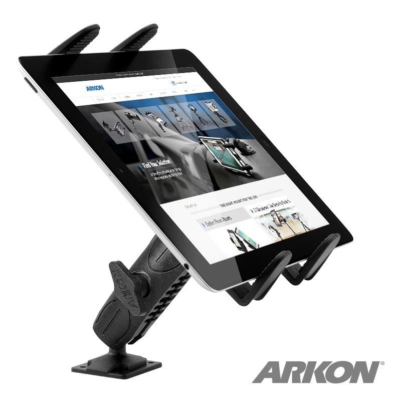 Arkon TABRMAMPS Heavy-Duty Drill-Base Tablet Mount for Apple iPad Air, iPad 4, 3, 2, Samsung Galaxy (sku 37244)