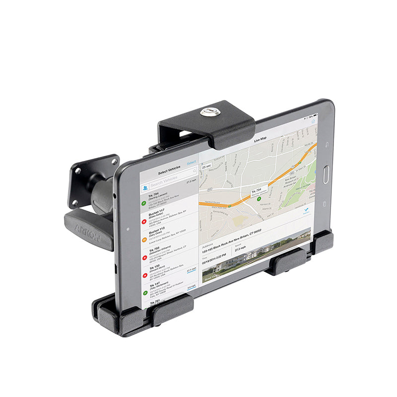Arkon TAB4352XMAMPS Locking Aluminum Tablet Mount with Key Lock and Short Arm (sku 59199)