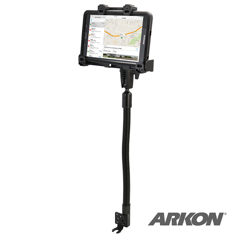 Arkon TAB58825MM Robust Locking Tablet Seat Rail or Floor Mount for iPad Air 2, iPad Pro, iPad (sku 43943)
