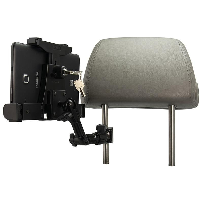 Arkon TAB5HM6 Plastic Locking Tablet Headrest Mount with Multi-Angle 8 inch Arm (sku 50240) - BuyBits Ltd UK