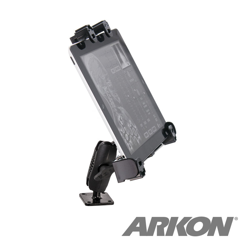 Arkon TAB5METKL Universal Locking Tablet Mount with Key Lock for E-Log for Galaxy Tab, LG G Pad, iPad Models (sku 43925)