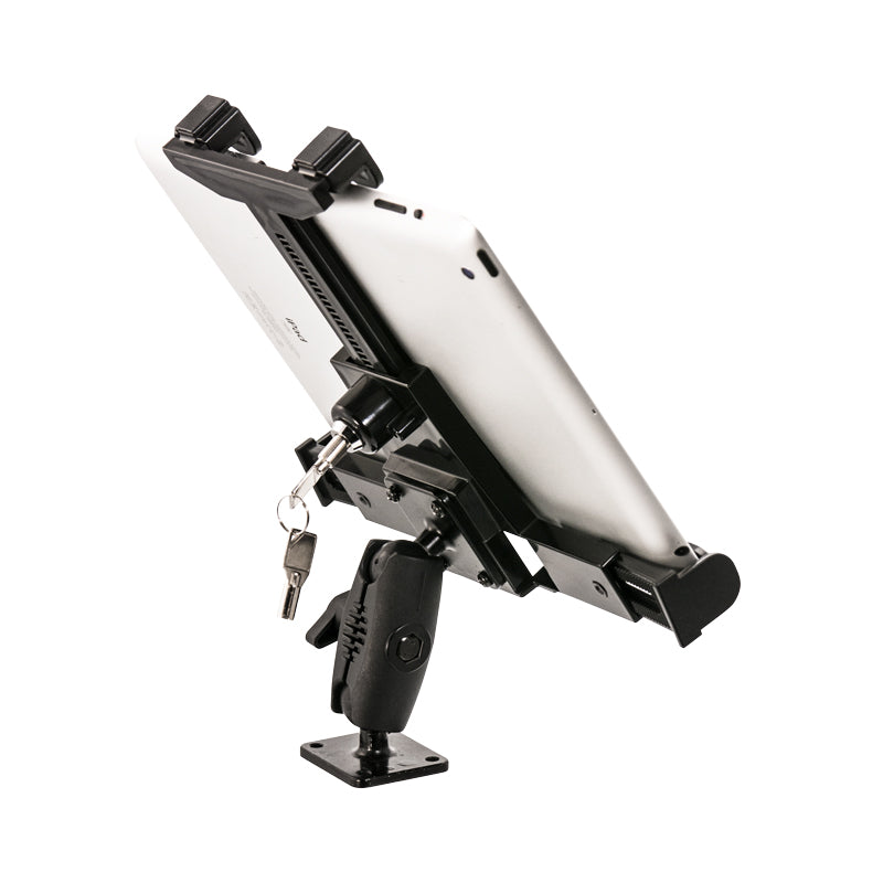Arkon TAB5METKL Universal Locking Tablet Mount with Key Lock for E-Log for Galaxy Tab, LG G Pad, iPad Models (sku 43925)