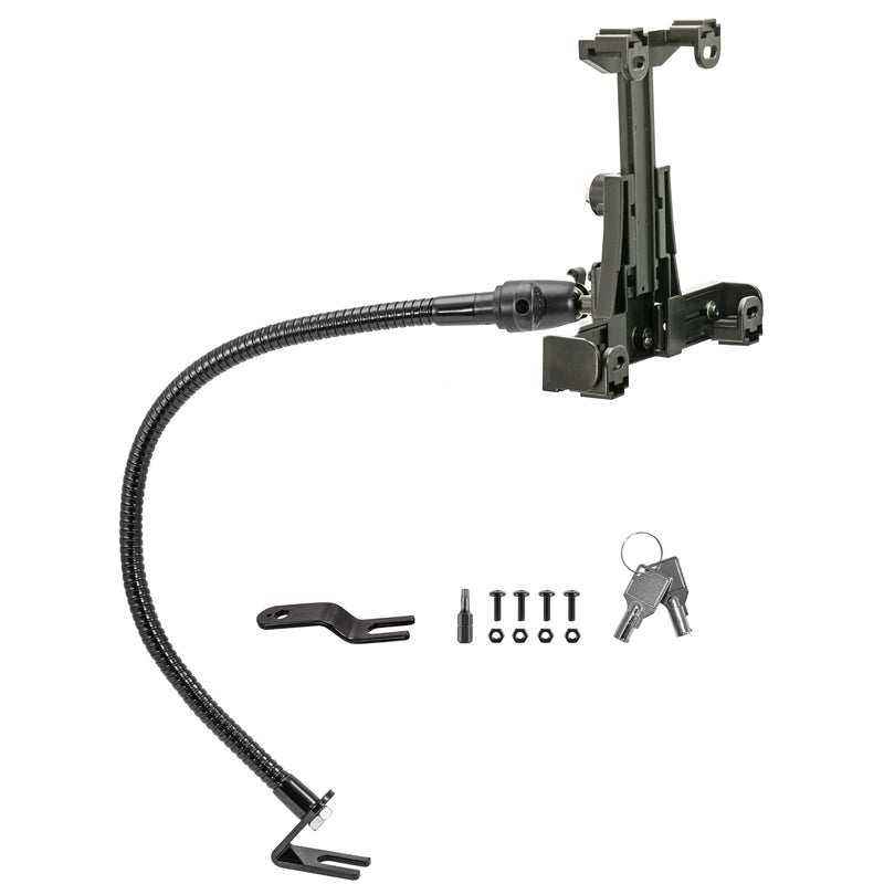 Arkon TAB592L23 Car or Truck Locking Seat Rail Tablet Mount with 23'' Gooseneck and 4-Hole AMPS Head (sku 43927)