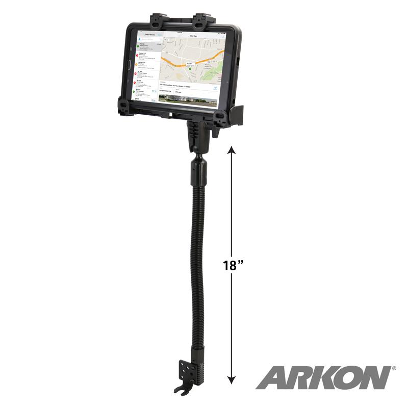 Arkon TAB5RM8825AL Robust Heavy-Duty Locking Tablet Seat Rail or Floor Mount (sku 50213) - BuyBits Ltd UK