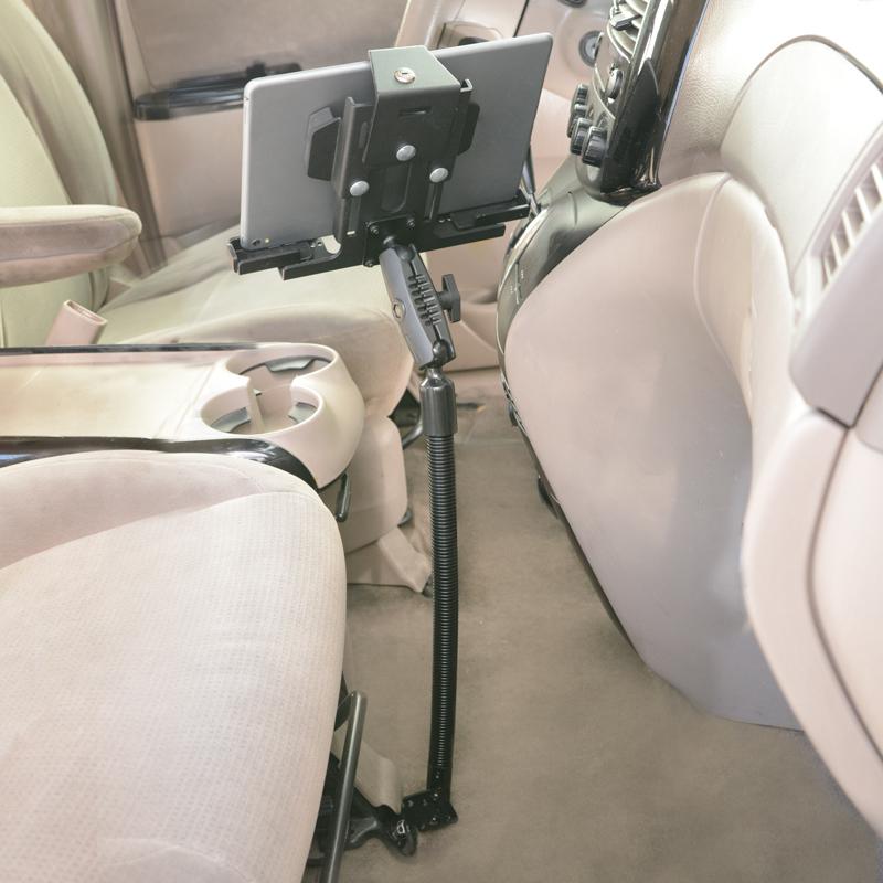 Arkon TAB4RM8825AL Robust Heavy-Duty Metal Locking Seat Rail or Floor Tablet Mount (sku 50214) - BuyBits Ltd UK