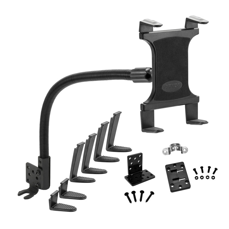 Arkon TAB188L22AL Heavy-Duty Truck Seat Rail or Floor Tablet Mount with 22 inch Arm (sku 59226)