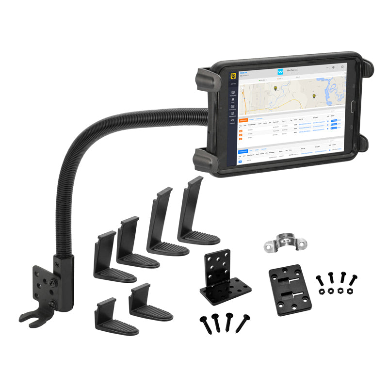 Arkon TAB188L22AL Heavy-Duty Truck Seat Rail or Floor Tablet Mount with 22 inch Arm (sku 59226)